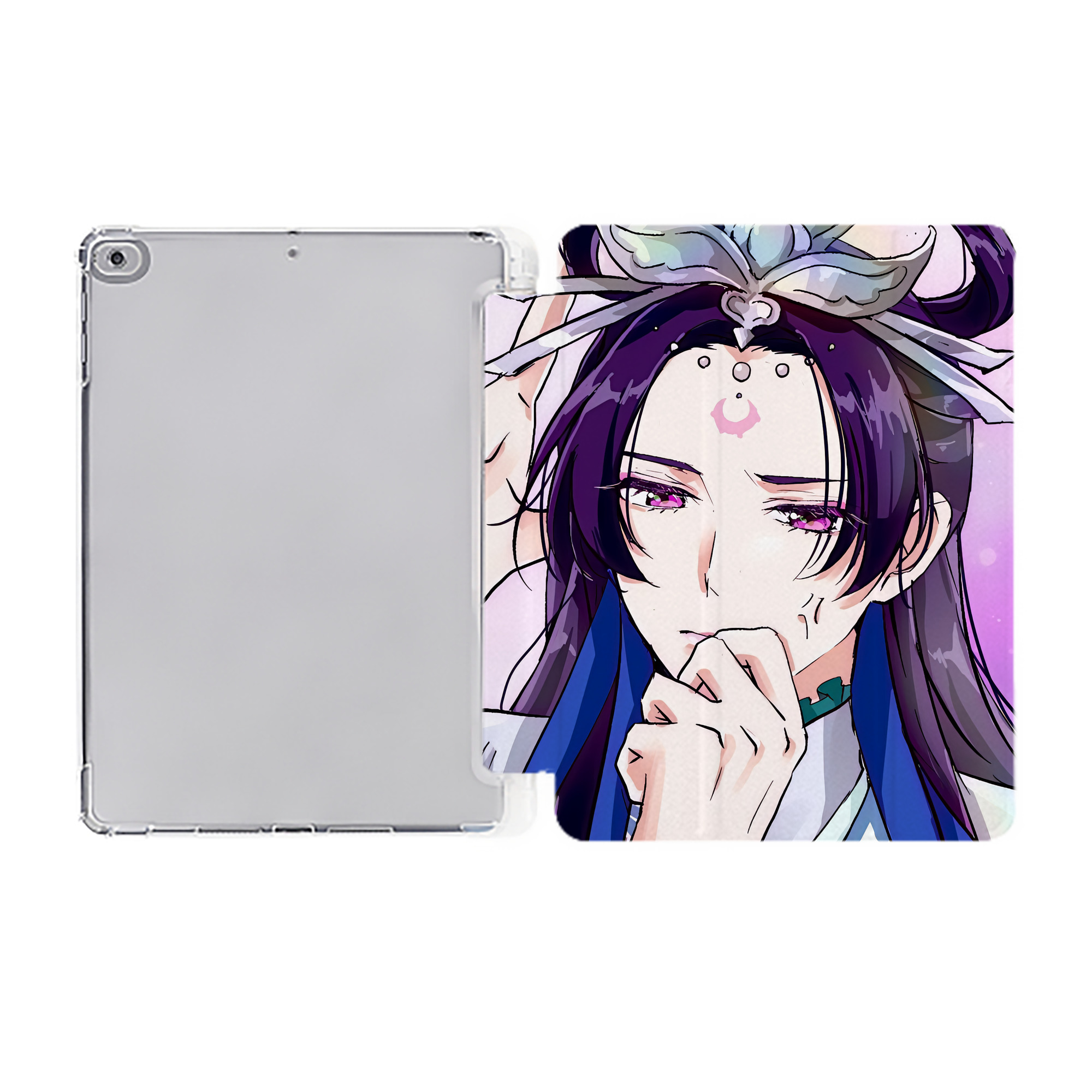 （画像用） 薬屋のひとりごと The Apothecary Diaries IPad ケース ペン収納付き 三つ折りスタンド PUレザー×シリコン 対応機種9.5/10.5/10.9インチ